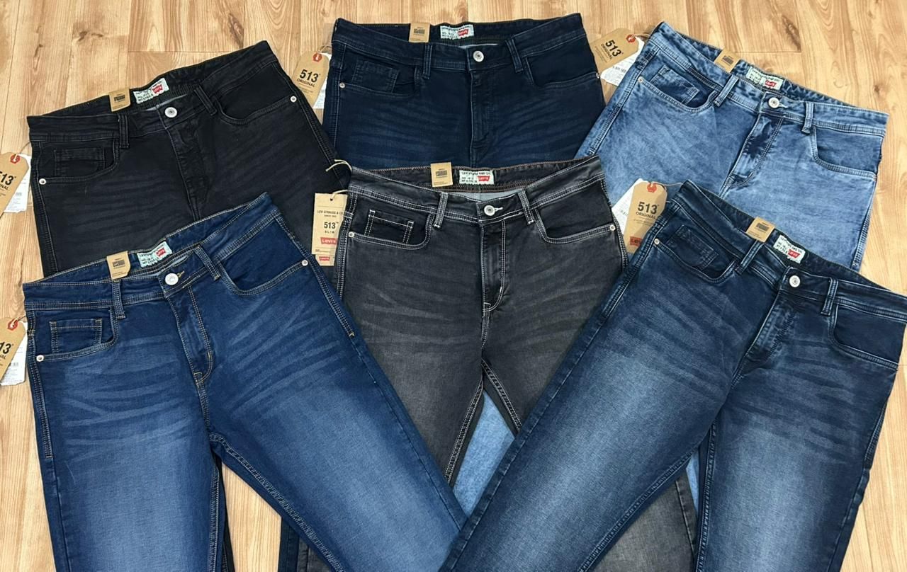 Levis Premium Quality Cotton Slim Fit Men's Jeans - 50 Pc