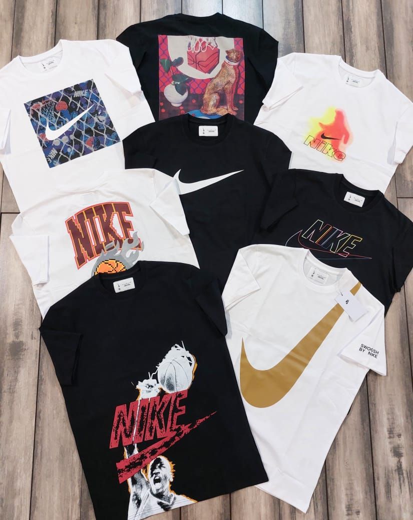 Nike Premium Quality Round Neck Half Sleeve Men's T-shirt - 68 Pc