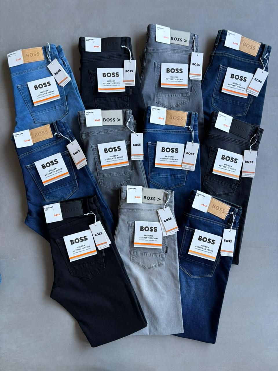 Boss Premium Quality Original straight fit Men's Denim - 85 Pc