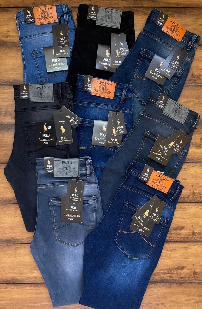 Ralph Lauren Premium Quality Cotton Slim Fit Men's Jeans - 60 Pc.