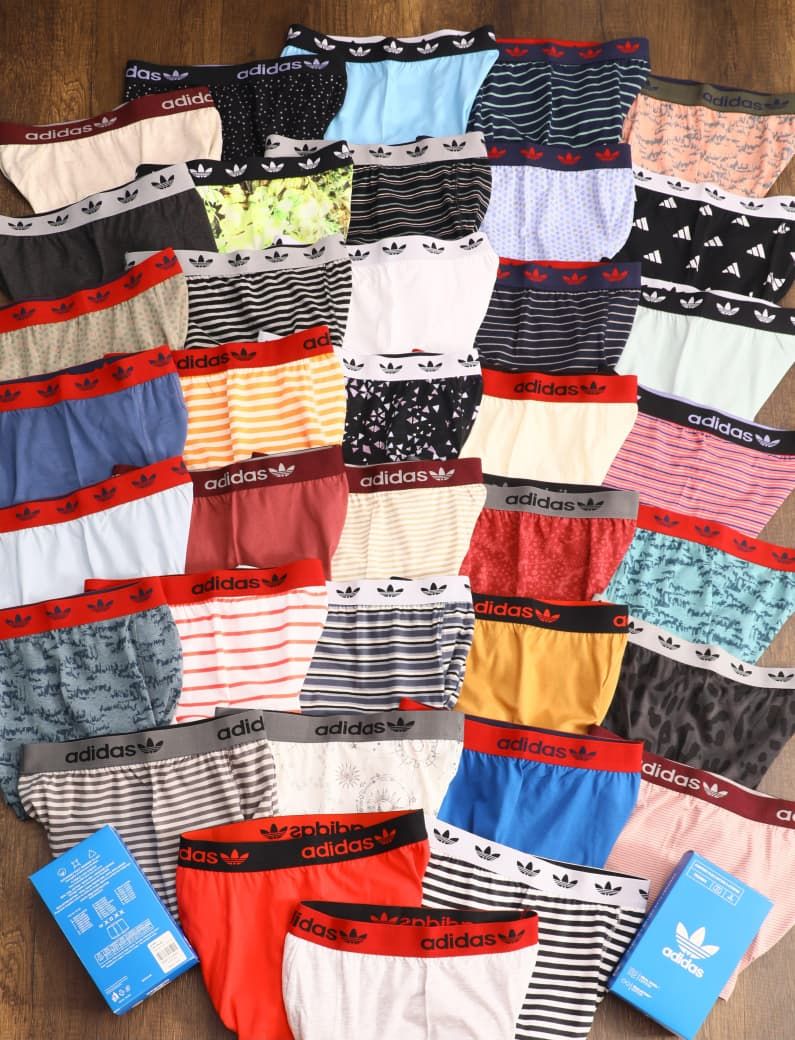 Adidas Premium Quality Cotton Lycra Men's Trunks - 72 Pc