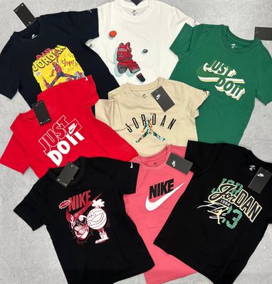 Nike Premium Quality Sportswear Lycra Kids Round Neck Half Sleeve Kids T-shirt - 54 Pc