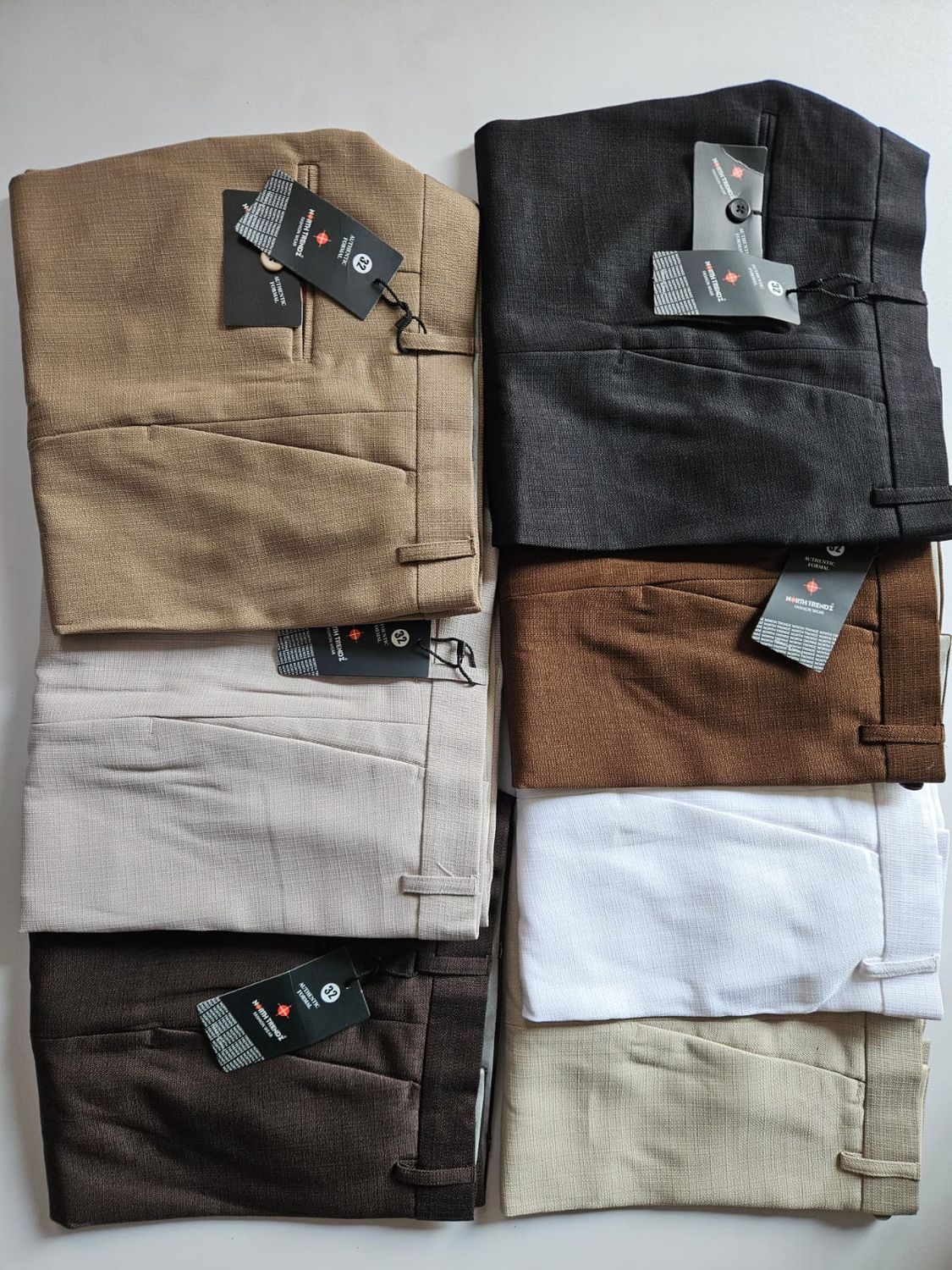 North Trendz Premium Quality Cotton Linen Formal Ankle Men's Formal Pant - 60 Pc