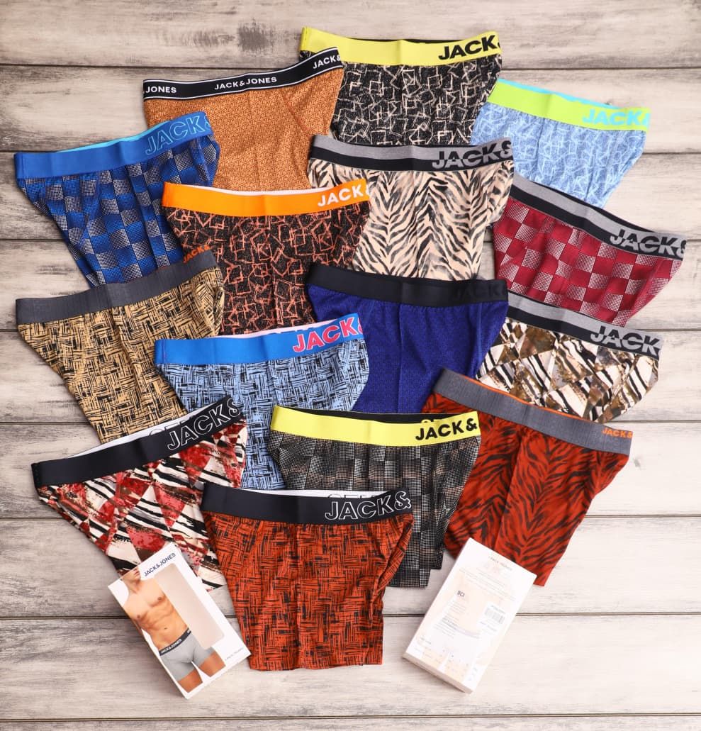 Jack &amp; Jones Premium Quality Cotton Lycra Men's Trunks - 66 Pc