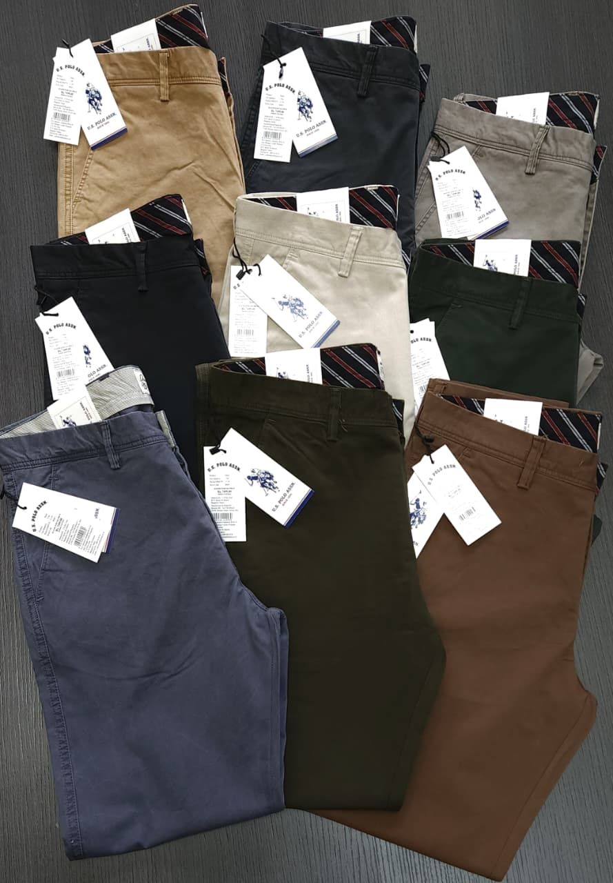 Us Polo Premium Quality Super Lycra Men's Pants - 52 Pc