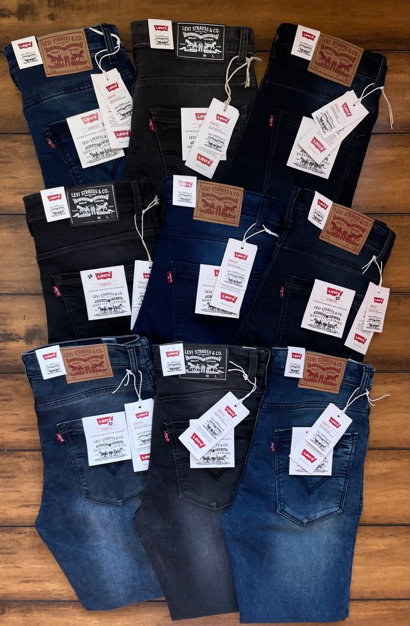 Levis Premium Quality Super Lycra Slim Fit Men's Jeans - 65 Pc