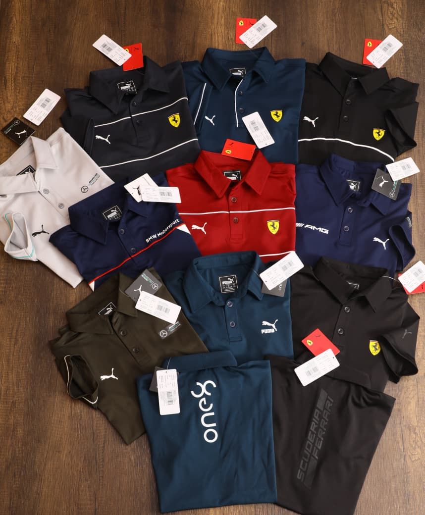 Puma Premium Quality Fourway Butter Lycra Collar Neck Half Sleeve Men's T-Shirt - 43 Pc