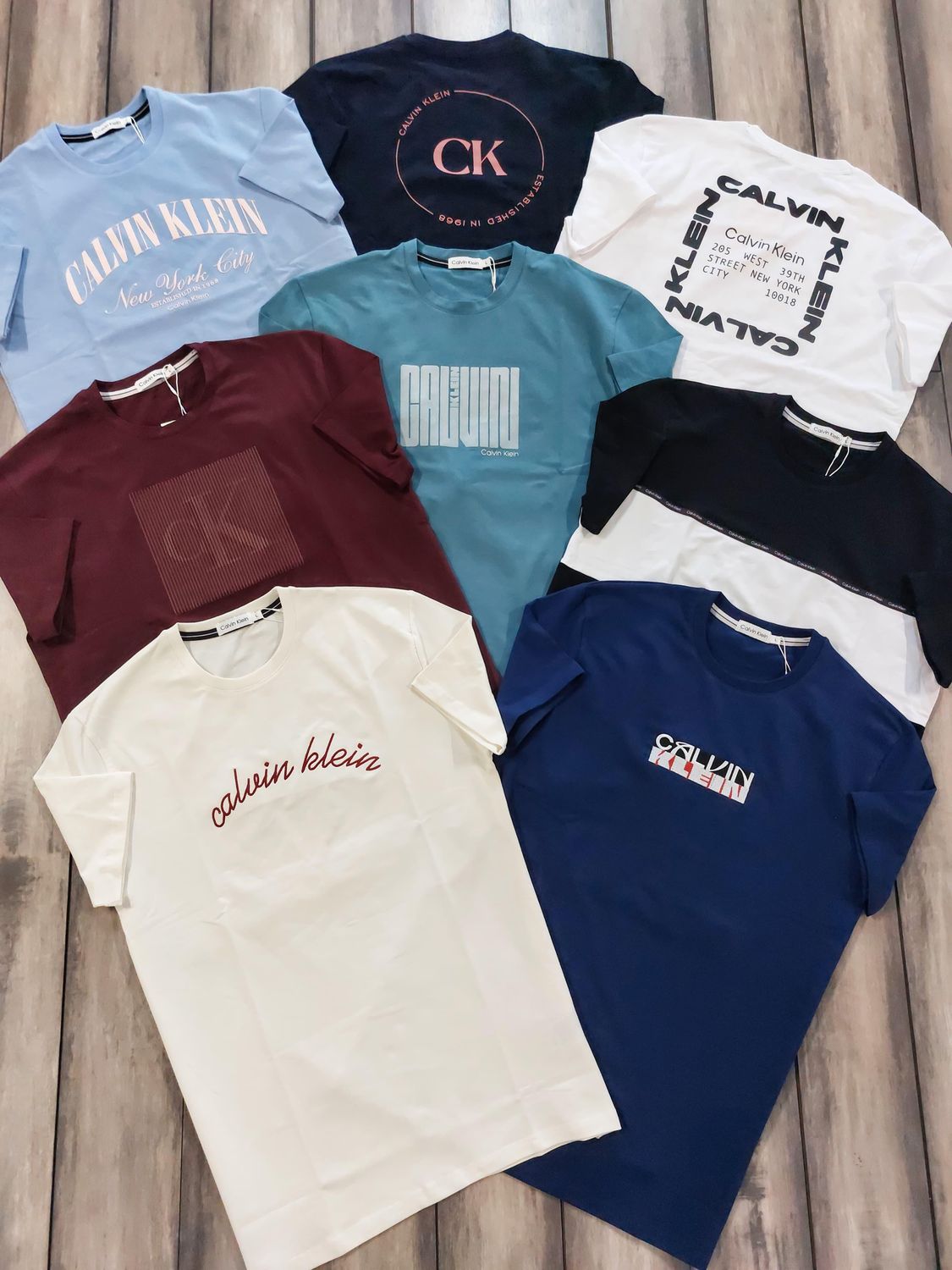 ​Calvin Klein Premium Quality Cotton Round Neck Half Sleeve Men's T-shirt - 68 Pc