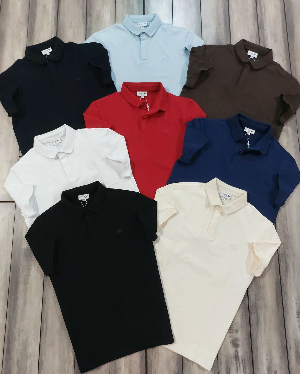 Men's Branded Premium Quality Collar Neck Half Sleeve Men's T-shirt - 60 Pc