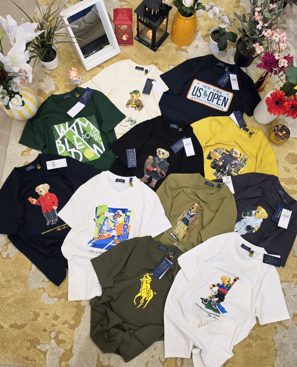 Ralph Lauren  Premium Quality Round Neck Half Sleeve Men's T-shirt - 92 Pc