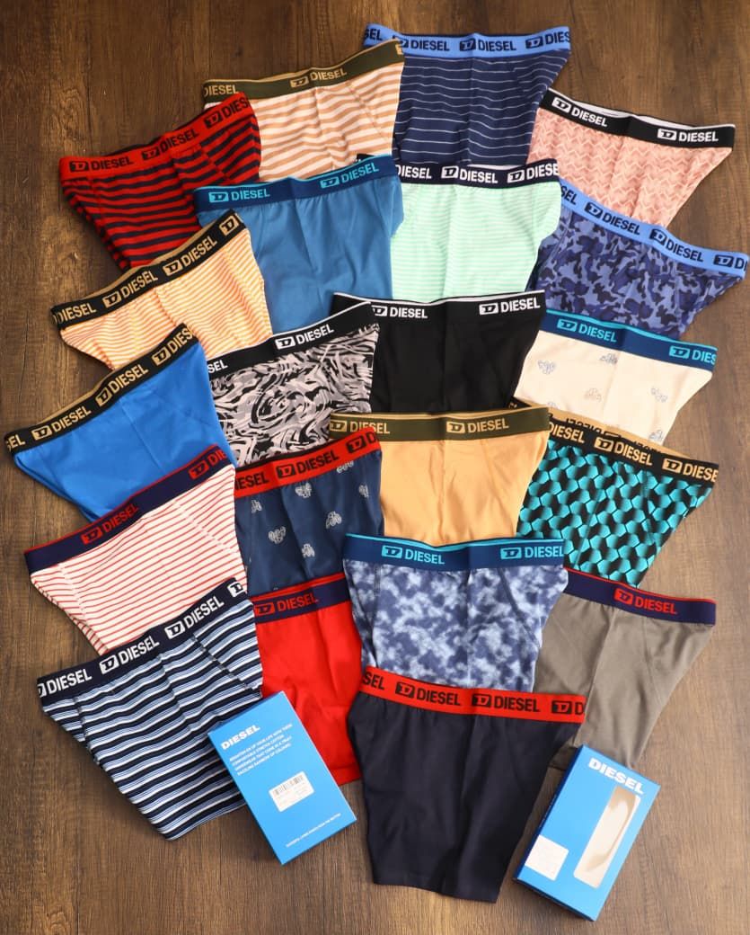 Diesel Premium Quality Cotton Lycra Men's Trunks - 72 Pc