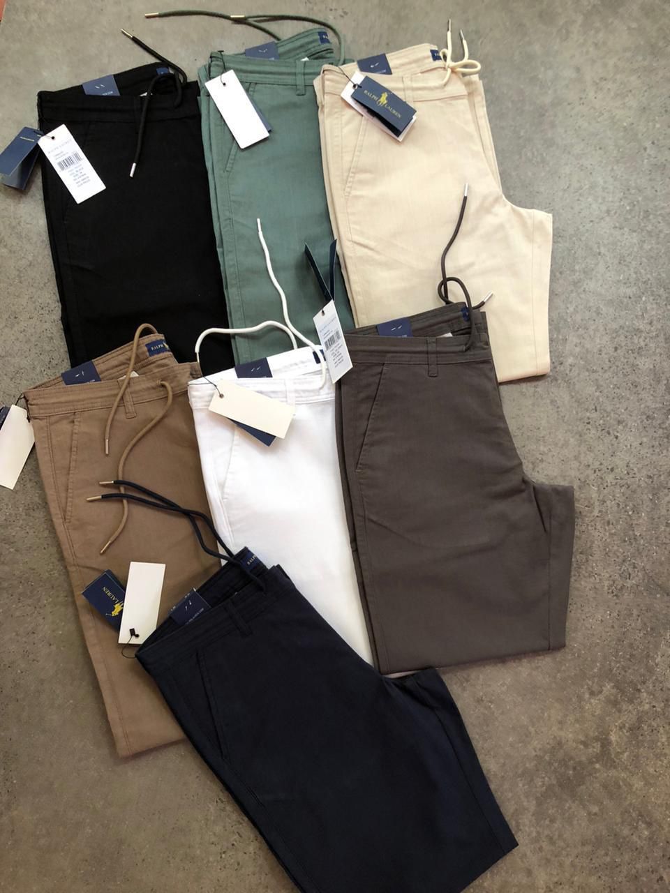 ​Ralph Lauren Premium Quality Lenin Fabric Men's Trouser - 55 Pc