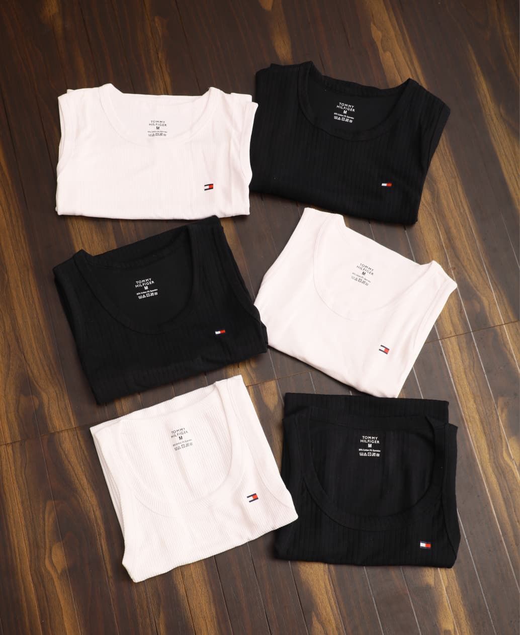 Tommy Hilfiger Premium Quality Super Combed Cotton Men's Vest - 72 Pc