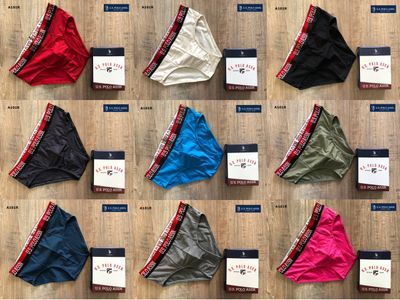 Us Polo Premium Quality Cotton Lycra Men's Brief - 72 Pc