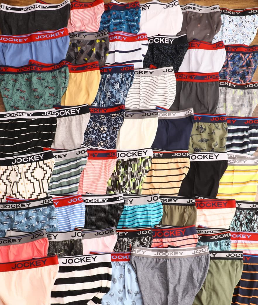 Jockey Premium Quality Stretchable Cotton Lycra Men's Trunks - 72 Pc