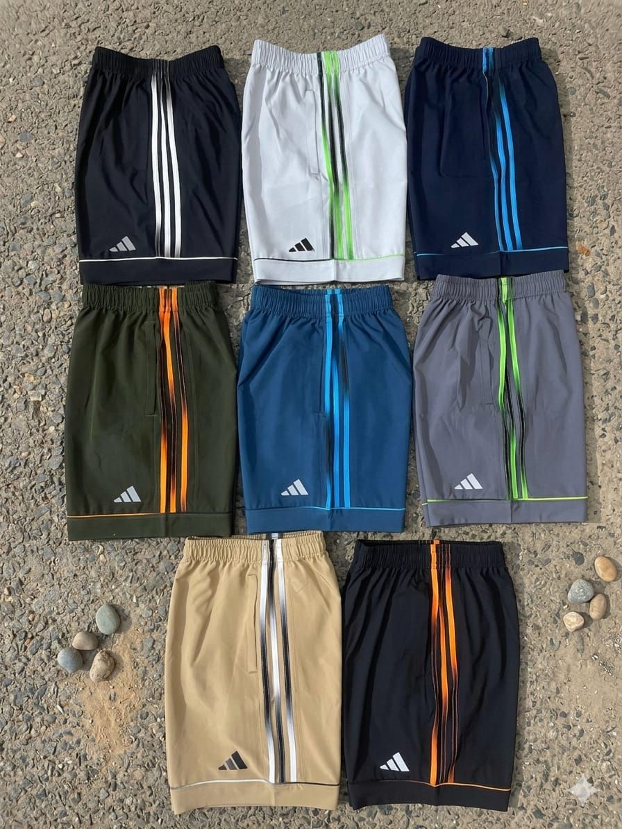 Adidas Premium Quality Ns Lycra Sports Men's Shorts - 64 Pc