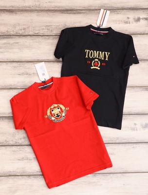 Tommy ( Unisex ) Premium Quality Cotton Round Neck Half Sleeve kids T-Shirt - 56 Pc