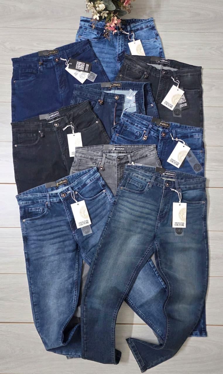 Versace Premium Quality Cotton Stretchable Men's Jeans - 70 Pc