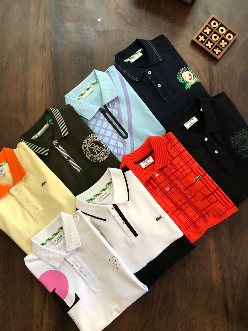 Men's Branded Premium Quality Collar Neck Half Sleeve Men's T-Shirt - 66 Pc