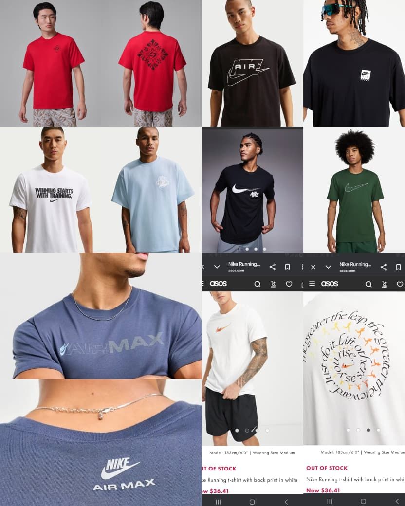 Nike Premium Quality Fourway Tensile Lycra Crew Neck Half Sleeve Men's T-shirt - 43 Pc