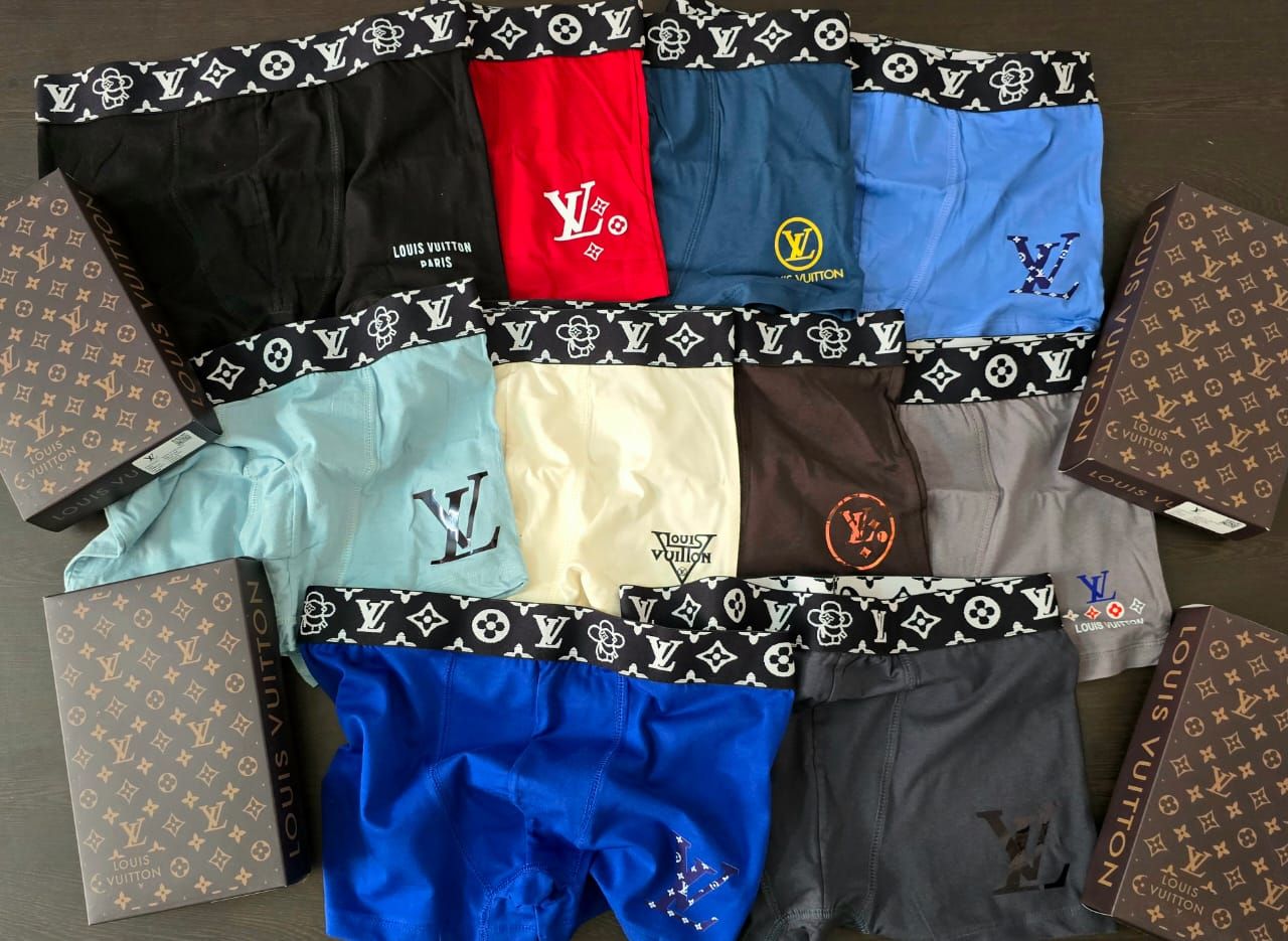 ​Louis vuitton Premium Quality Cotton Lycra Men's Trunks - 75 Pc