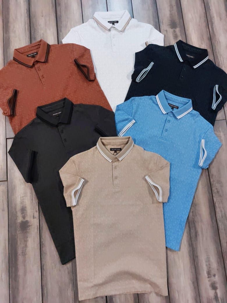 ​Michael Kors Premium Quality Collar Neck Half Sleeve Men's T-shirt - 52 Pc