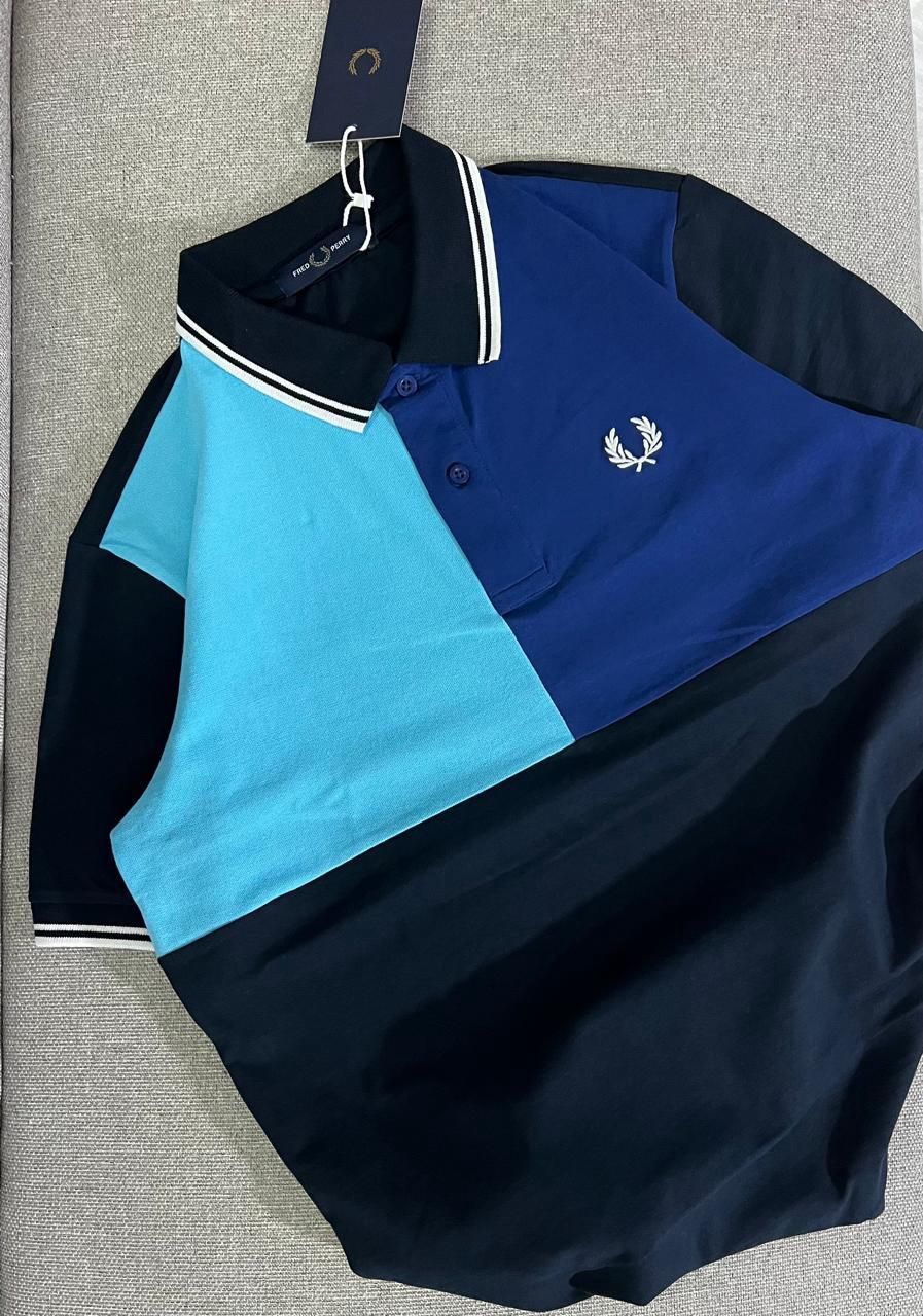 ​Fred perry Premium Quality Collar Neck Half Sleeve Men's T-shirt - 42 Pc