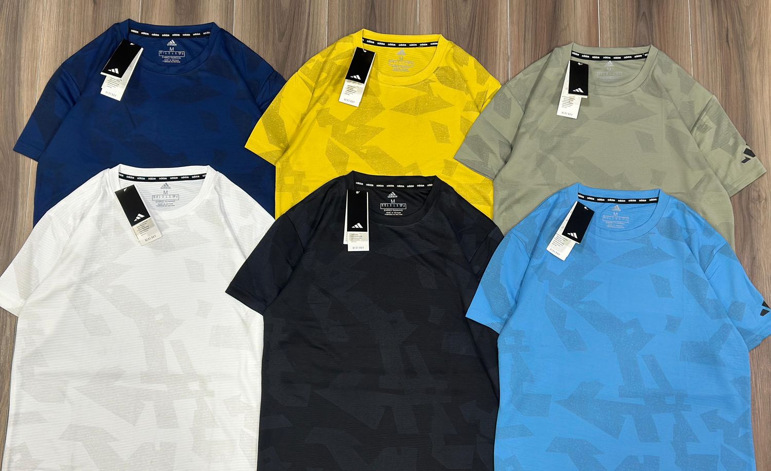 Adidas Premium Quality Active Wear Round Neck Half Sleeve Men's T-Shirt - 64 Pc