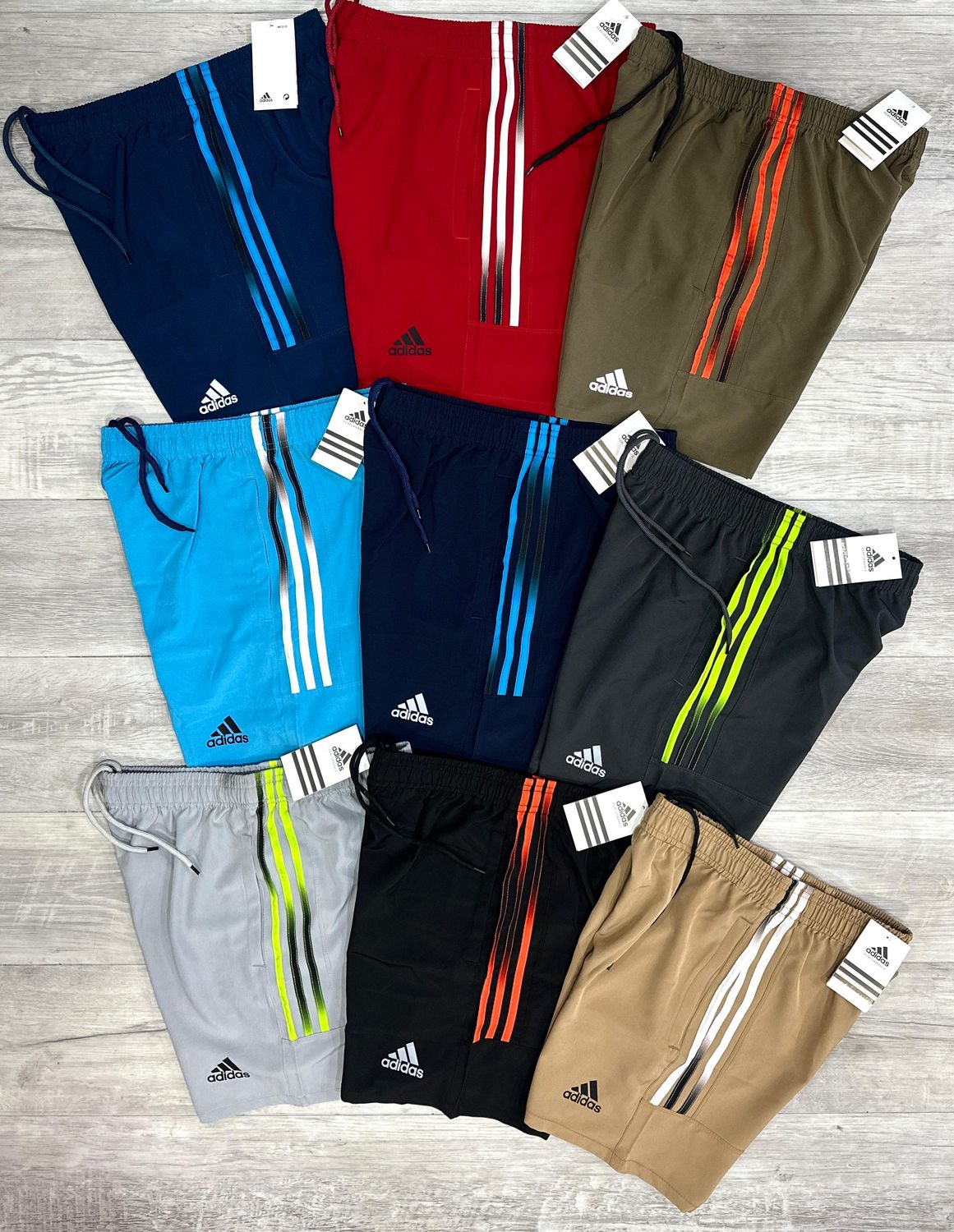 Adidas ​Premium Quality NS Lycra Dri-fit Men's Shorts - 68 Pc