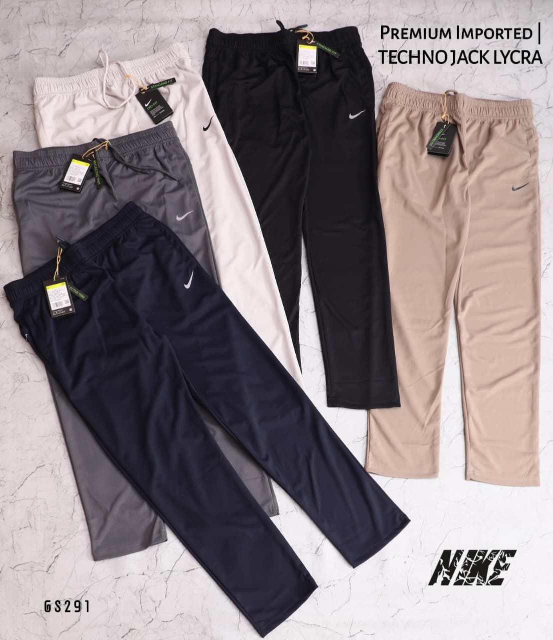 Nike ( Big Size ) Premium Quality Men's Track Pant - 34 Pc