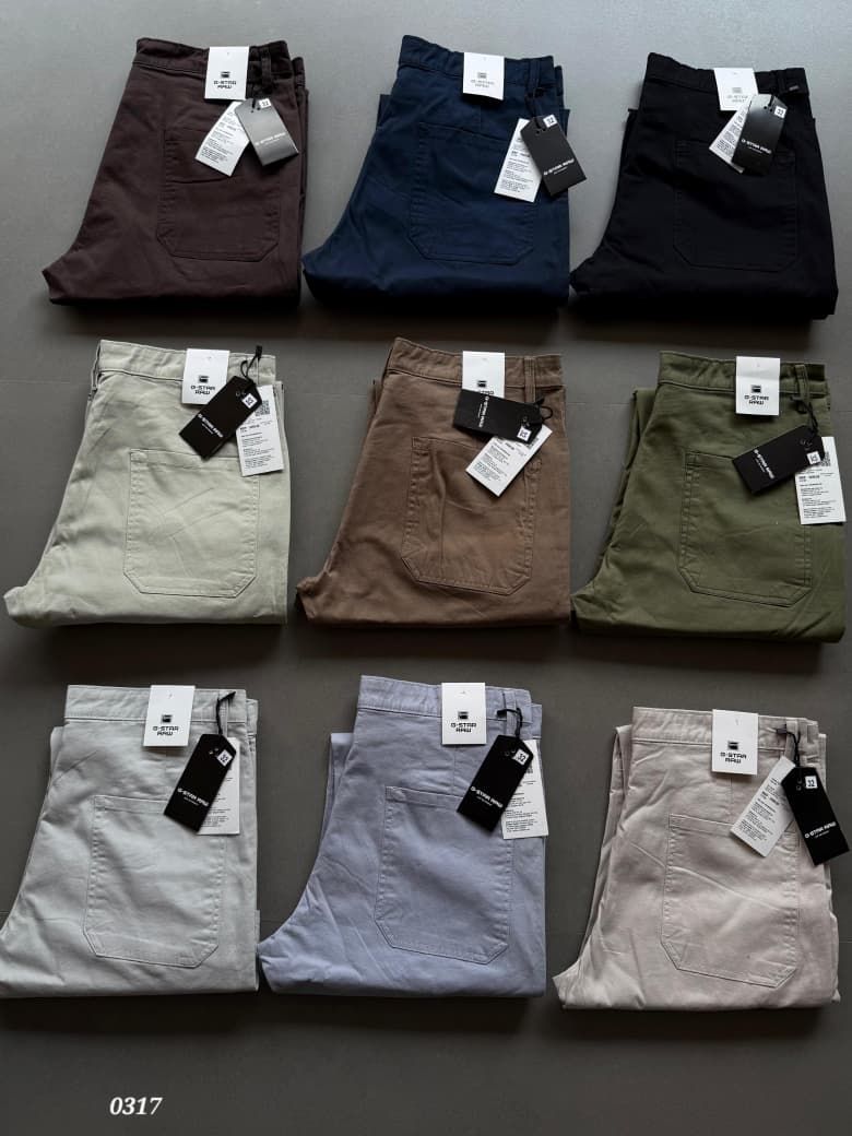 G Star Premium Quality Cotton Ankle Men's Cargo Pant - 51 Pc