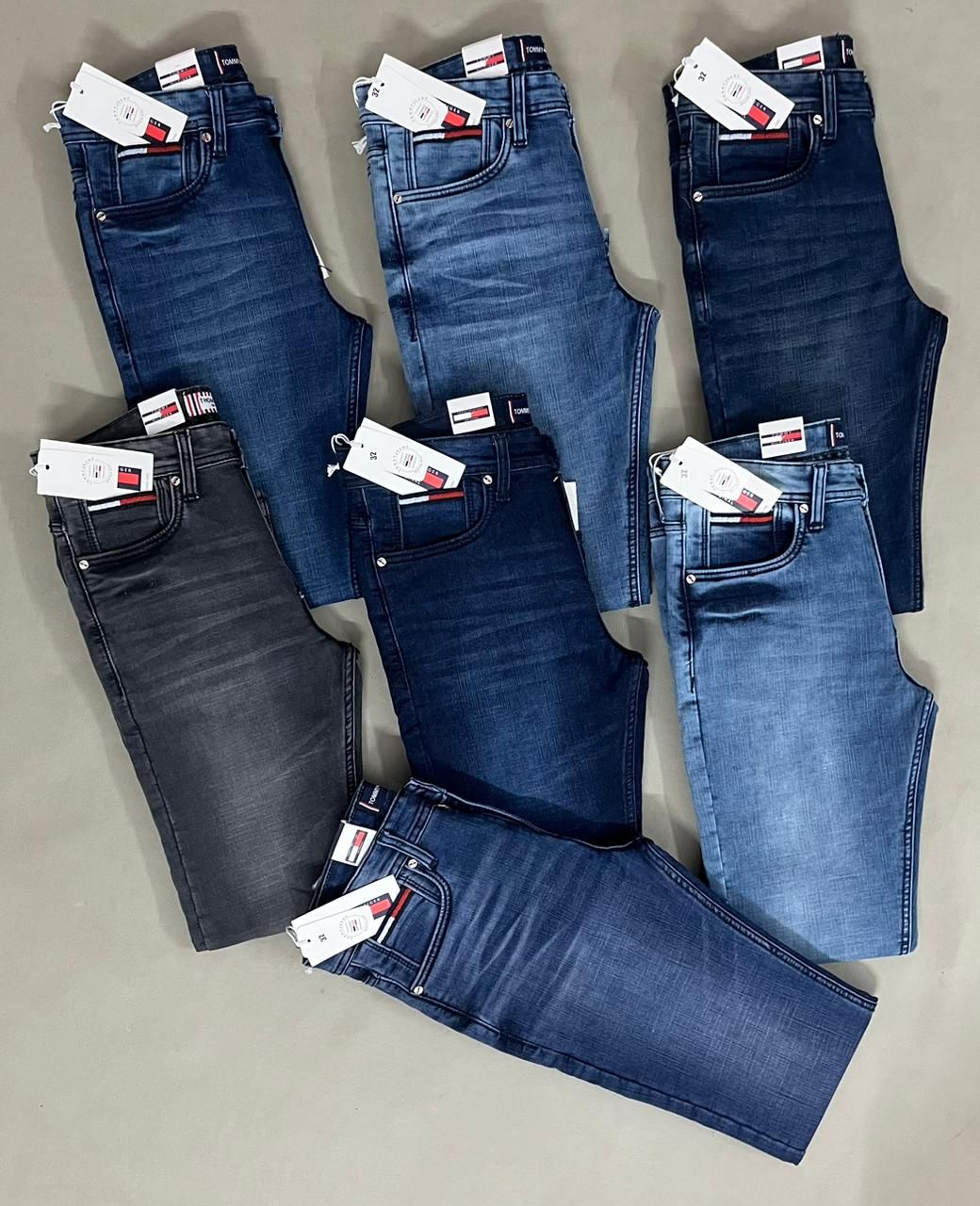 Tommy Hilfiger Premium Quality Slim Fit Men's Jeans - 50 Pc