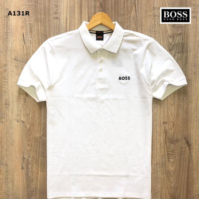 Hugo Boss Premium Quality Cotton Collar Neck Half Sleeve Men's T-shirt - 61 Pc