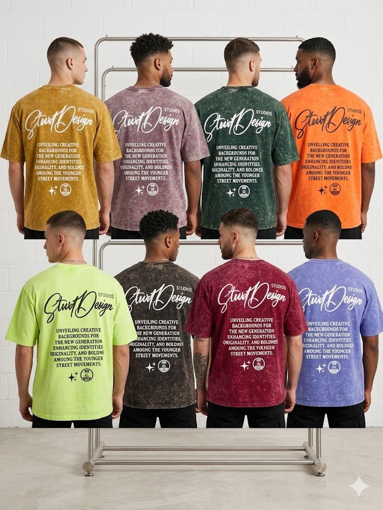 Jack Club Premium Quality Cotton Drop-Shoulder Crew Neck Half Sleeve Men's T-shirt - 64 Pc