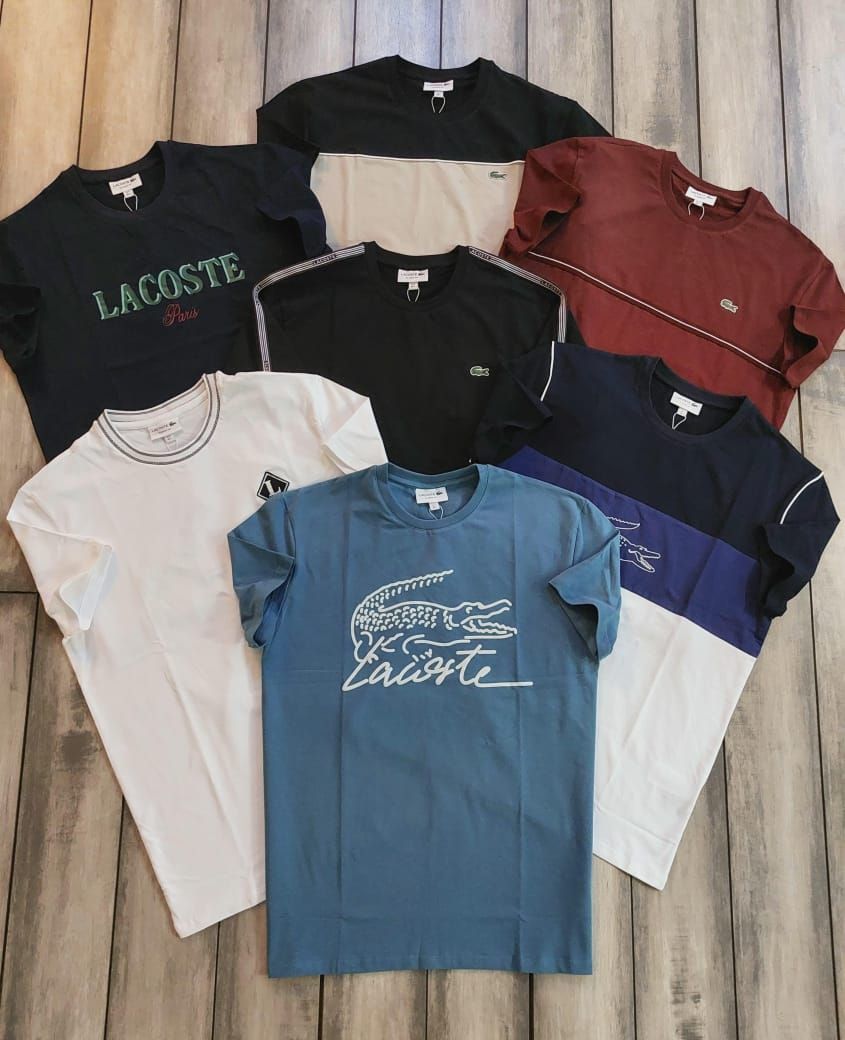 Men's Branded Premium Quality Cotton Round Neck Half Sleeve Men's T-shirt - 68 Pc