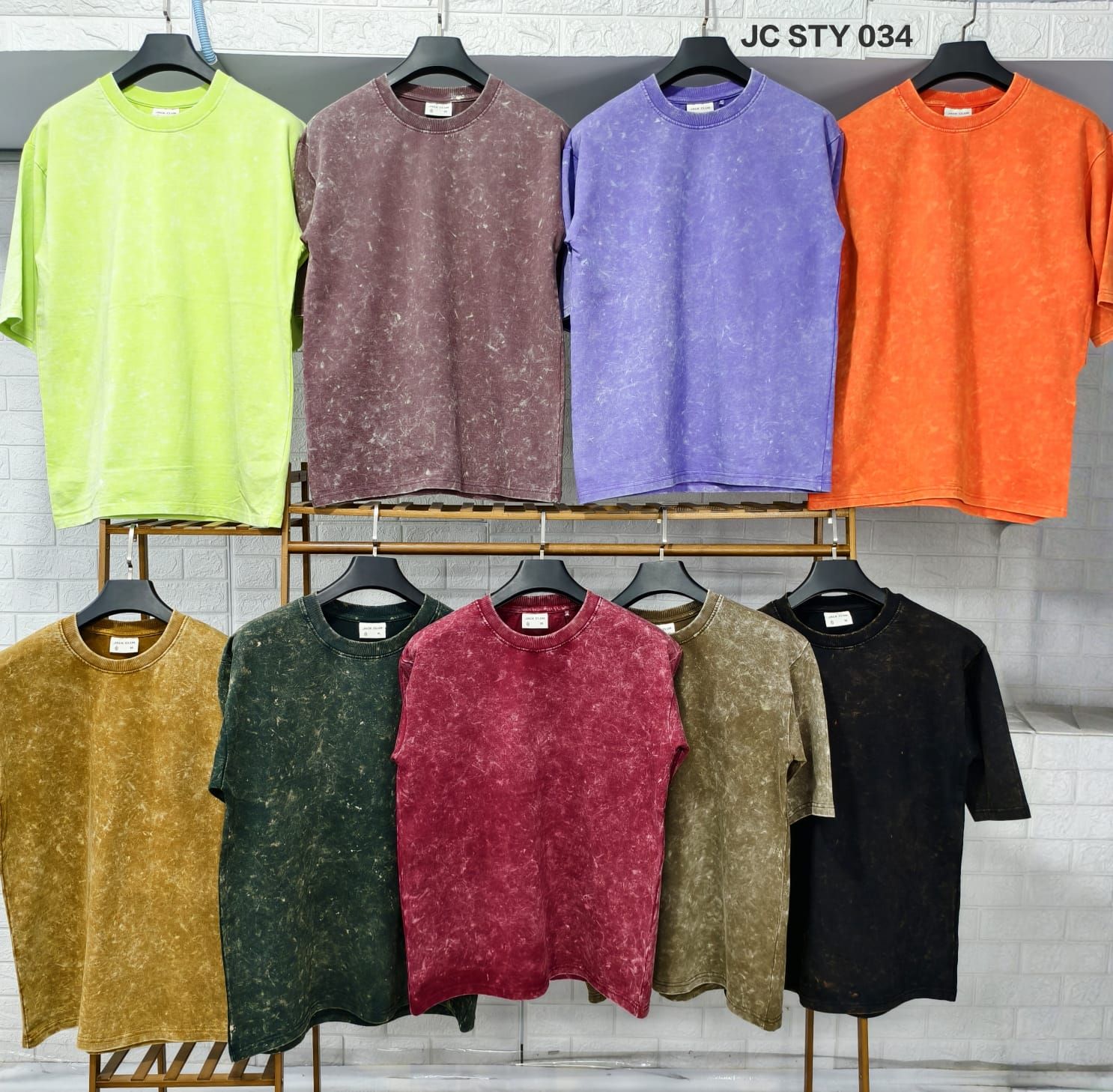 Jack Club Premium Quality Round Neck Half Sleeve Men's T-shirt - 64 Pc