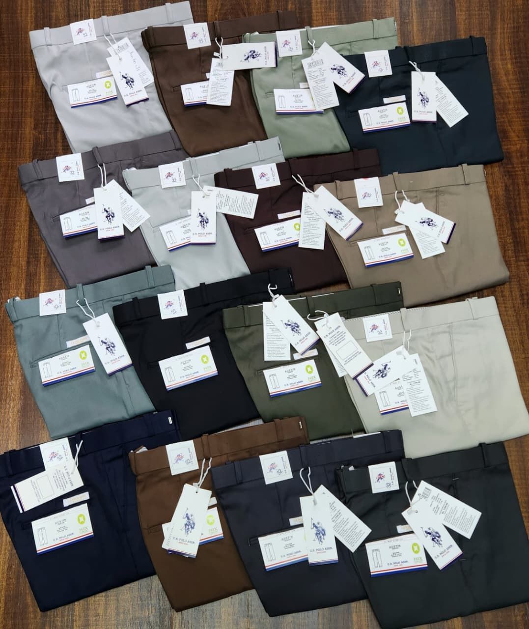 Us Polo Premium Quality Power Lycra Formal   Men's Pant - 80 Pc
