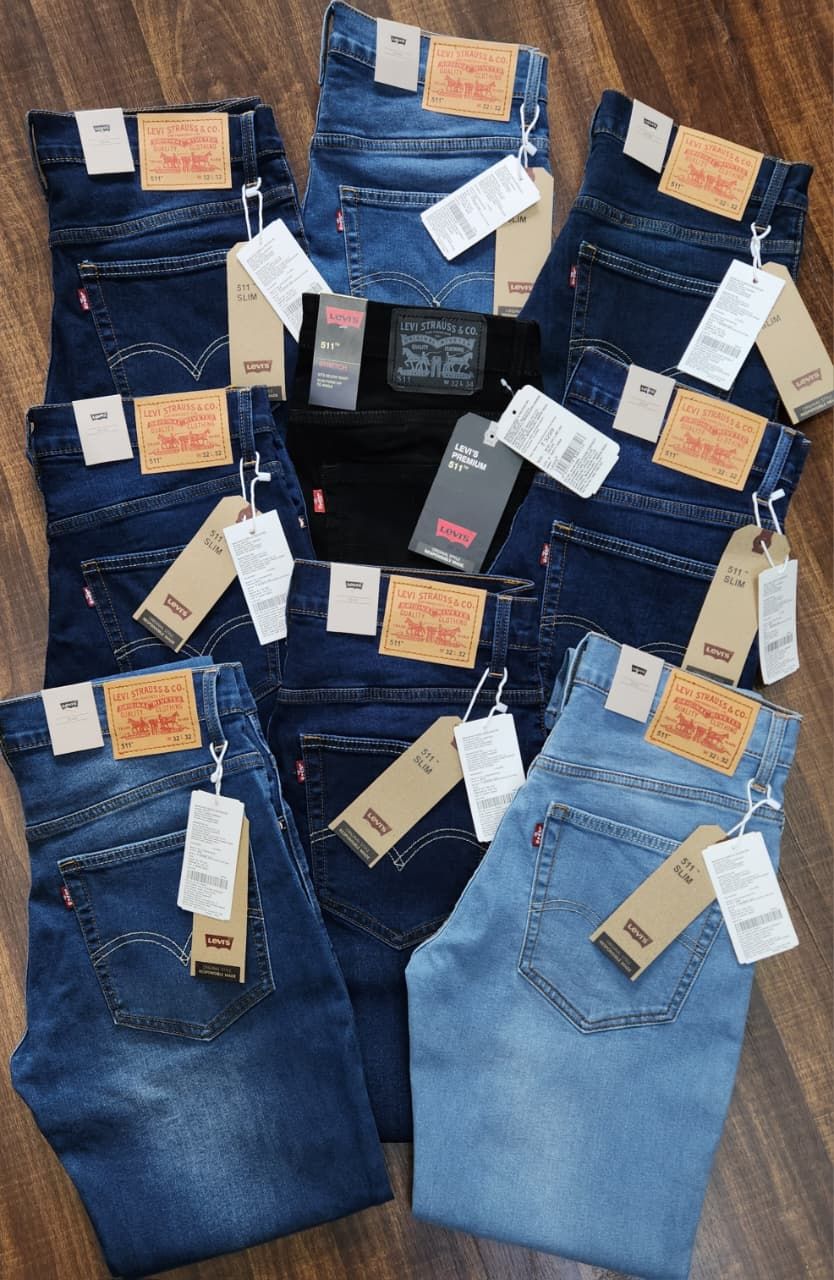 Levis 511 Premium Quality Twill Lycra Men's Denim Jeans - 65 Pc