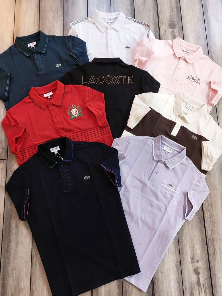 Men's Branded Premium Quality Collar Neck Half Sleeve Men's T-shirt - 60 Pc