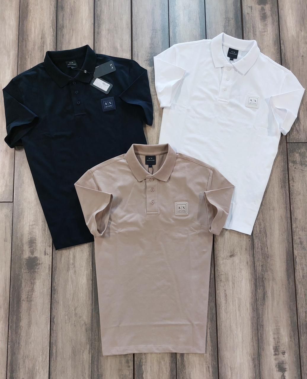 Armani Exchange Premium Quality Collar Neck Half Sleeve Men's T-shirt - 46 Pc