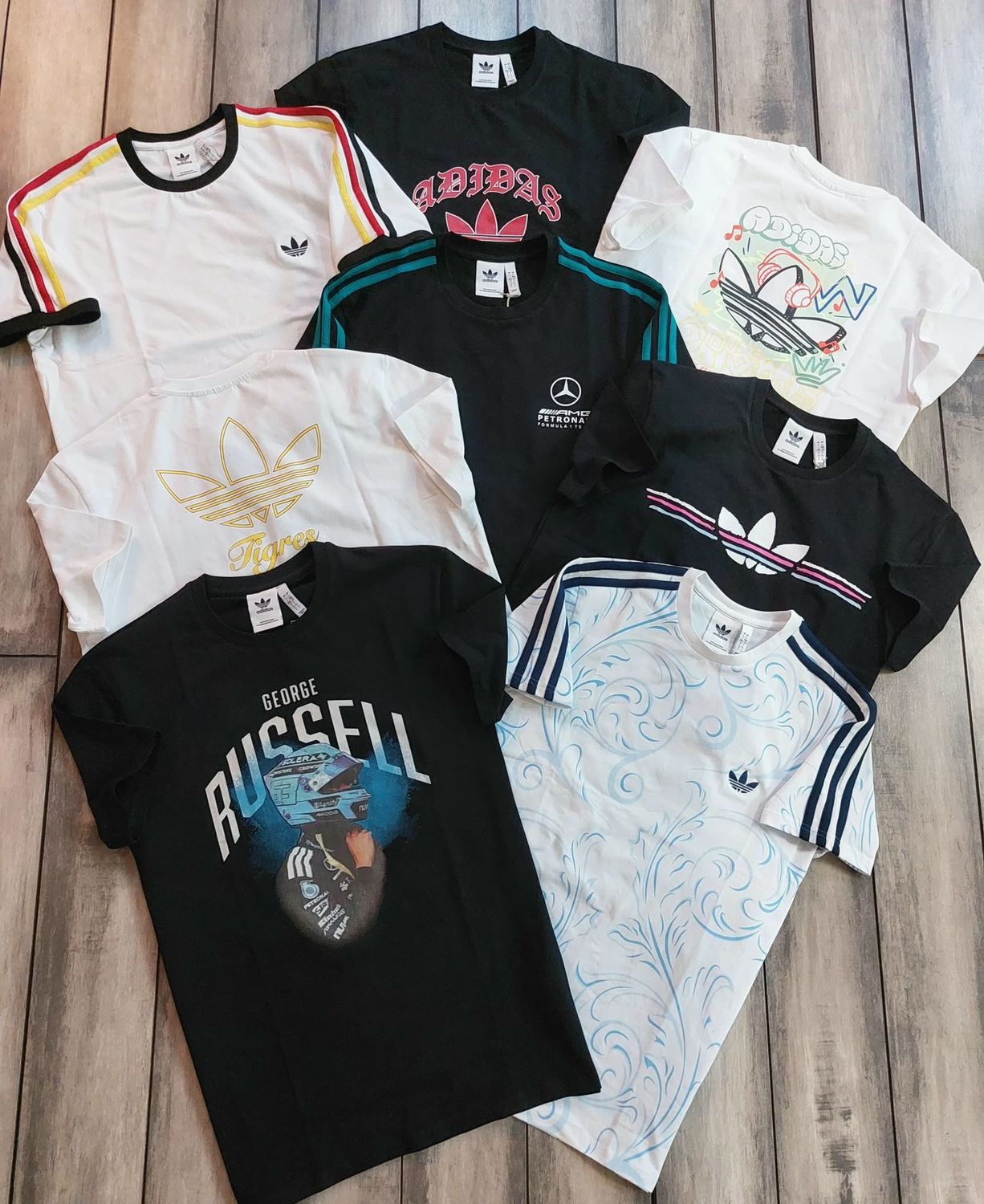 ​Adidas Premium Quality Cotton Lycra Round Neck Half Sleeve Men's T-shirt - 68 Pc