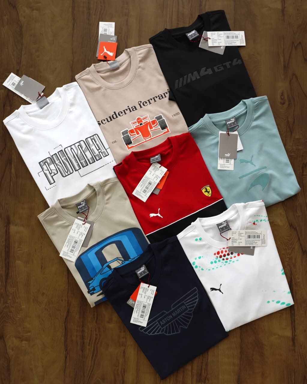 Puma Premium Quality Crew Neck Half Sleeve Men's T-shirt - 70 Pc