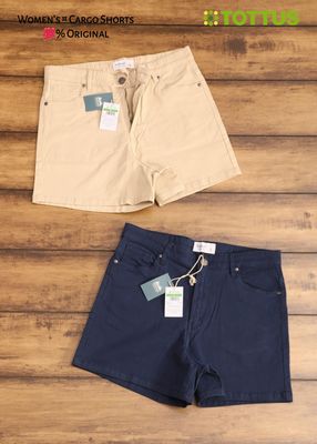 Tottus Premium Quality Women's Cargo Shorts - 52 Pc