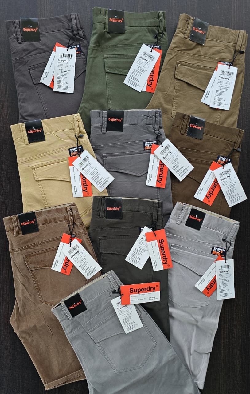 Superdry Premium Quality Cotton Lycra Men's Shorts - 45 Pc