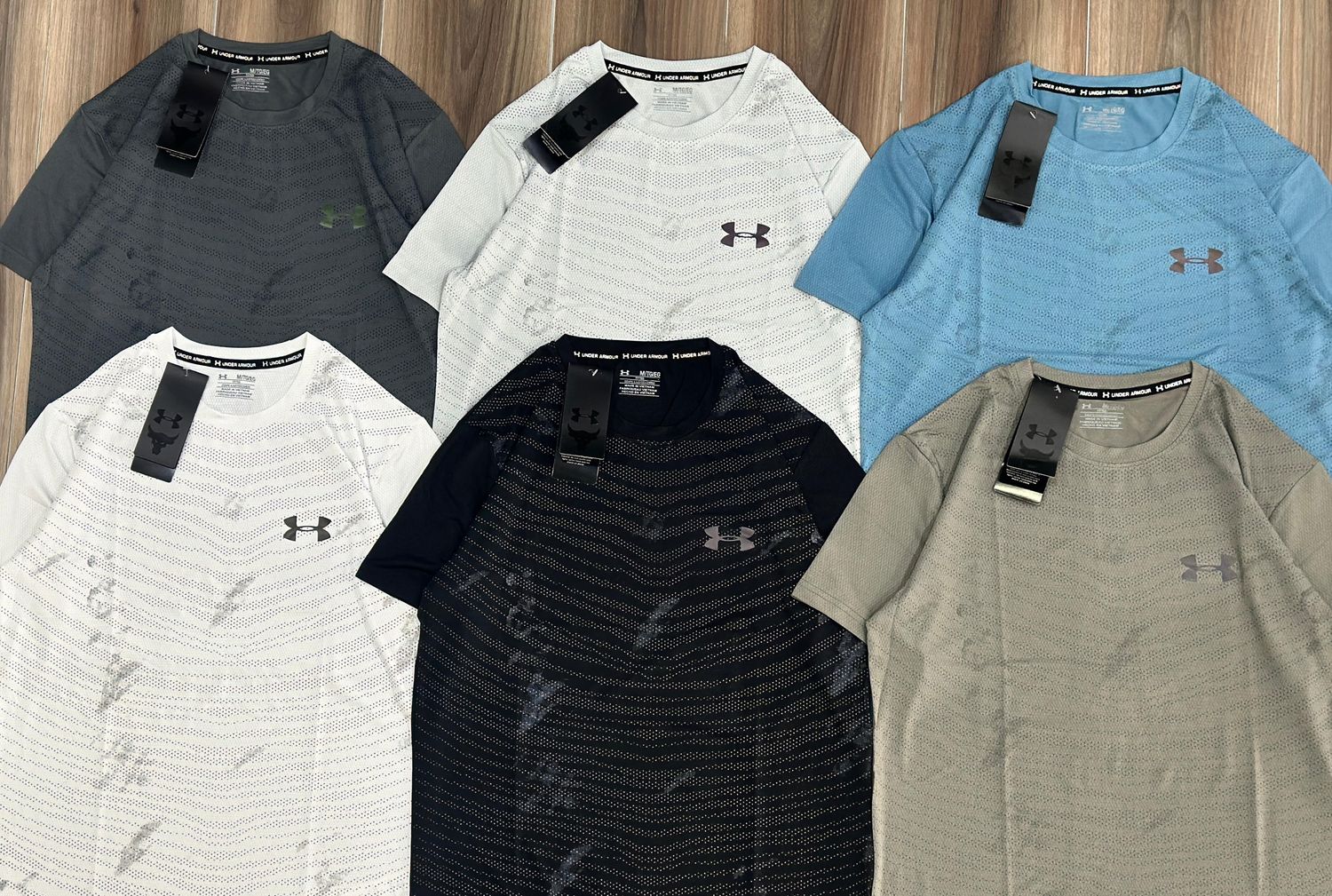 Underarmour Premium Quality Round Neck Half Sleeve Men's T-Shirt - 56 Pc
