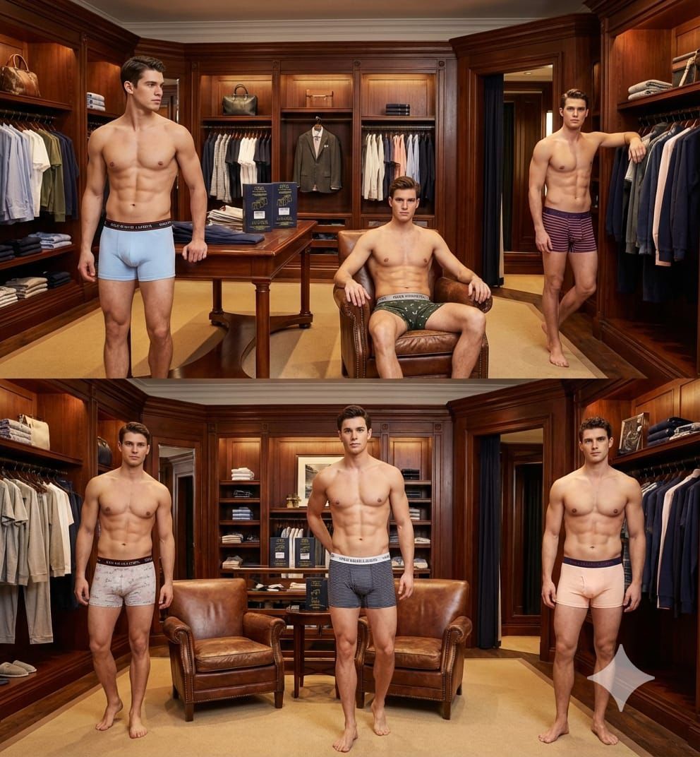 Ralph Lauren Premium Quality Cotton Lycra Men's Trunks - 72 Pc