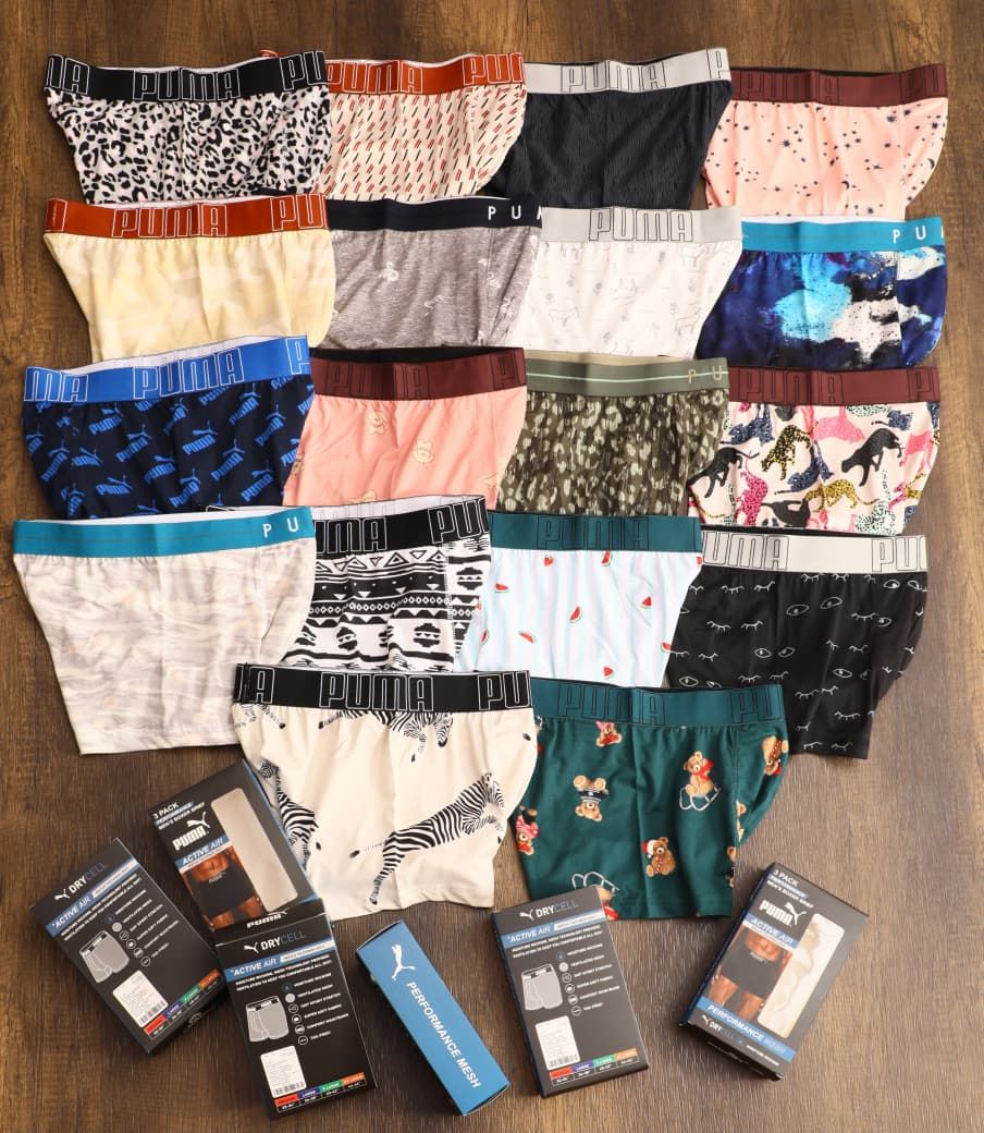 Puma Premium Quality Cotton Lycra Mens Trunks - 72 Pc