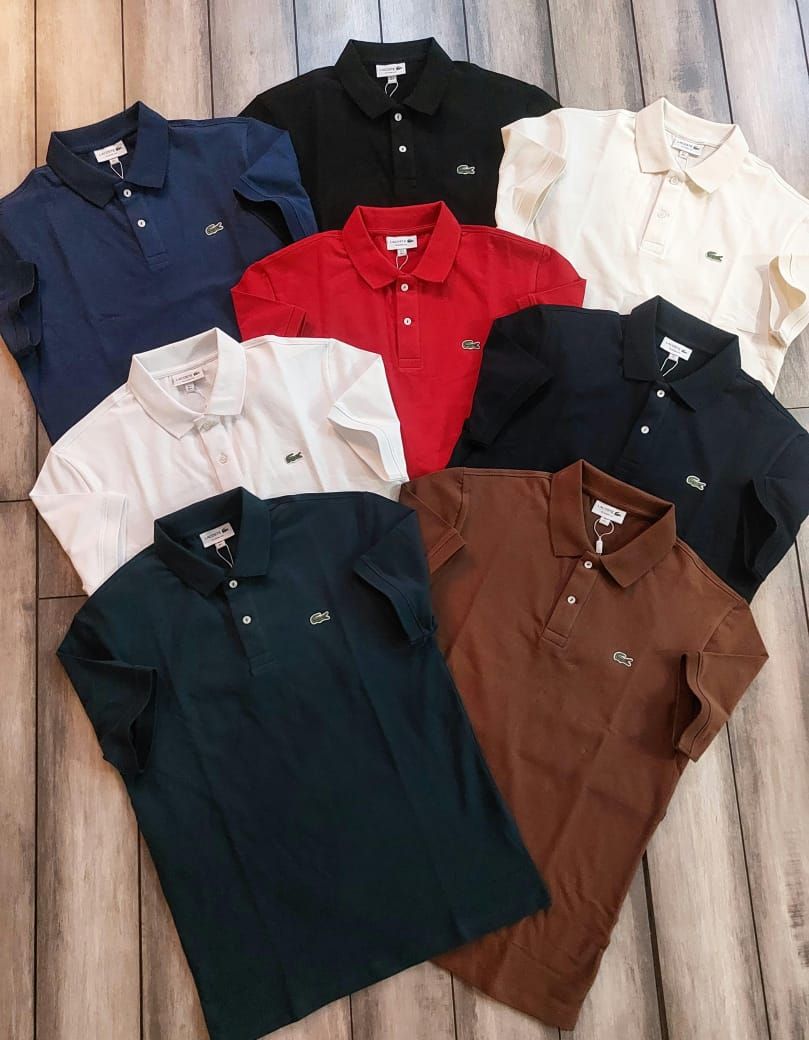 Men's Branded Premium Quality Collar Neck Half Sleeve Men's T-Shirt - 60 Pc