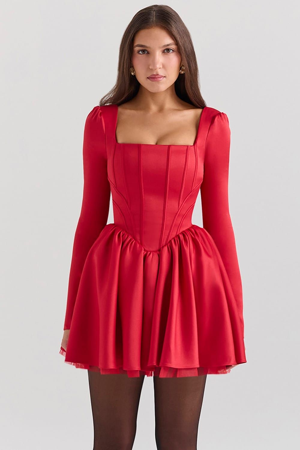 Ladies Branded Premium Quality Modern Romantic Corset Style dress - 30 Pc