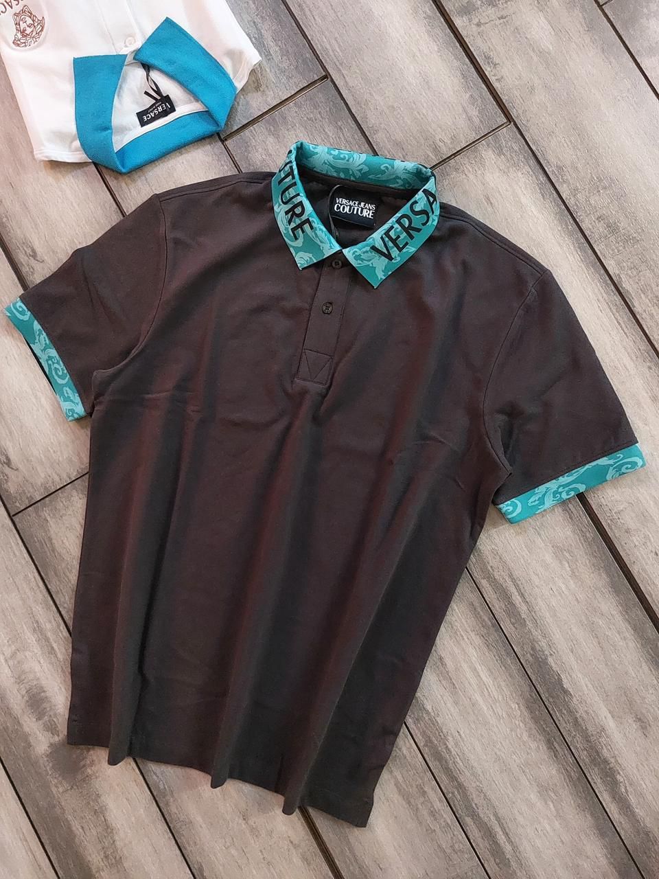 Versace Premium Quality Collar Neck Half Sleeve Men's T-shirt - 60 Pc